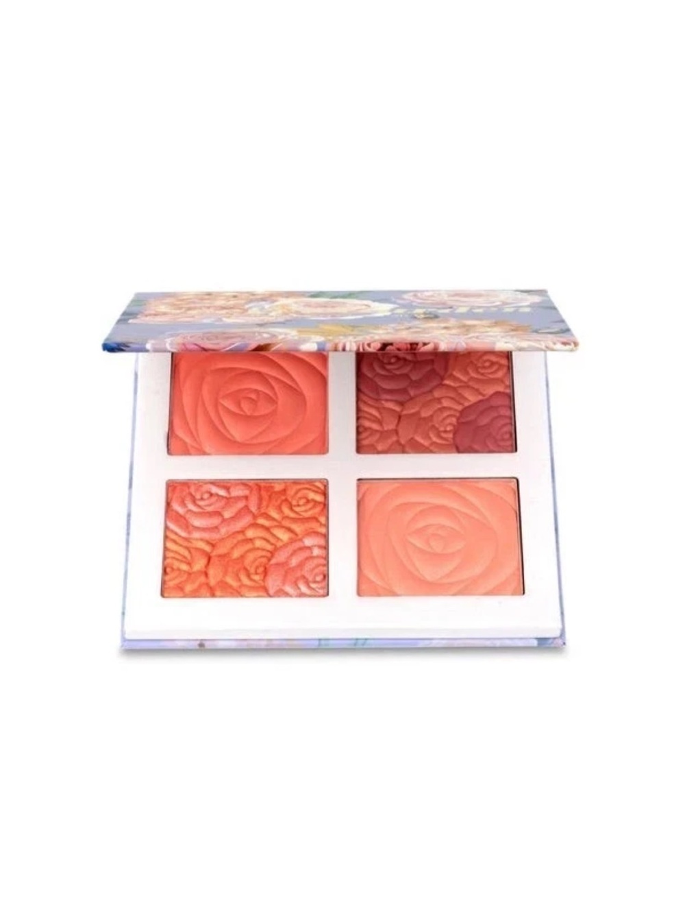 Eloise Beauty SECRET GARDEN 3D Blush N Glow Palette Beautiful Rose Pattern